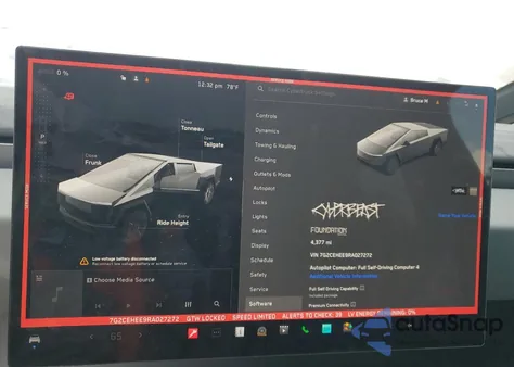 2024 Tesla Cybertruck from USA, damaged, VIN 7G2CEHEE9RA027272